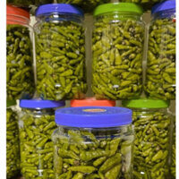 ớt xiêm xanh xóc muối (lọ 1kg)