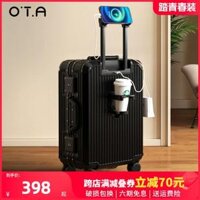 OTA vali nam xe đẩy vali mới 20-inch lên máy bay nhỏ mạnh mẽ và bền mật khẩu vali du lịch phụ nữ vali rimowa
