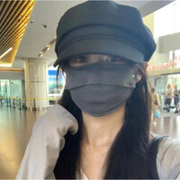 Otaku Cùng Phong Cách Đen Tối Họa Tiết Anh Hình Bát Giác Mũ Nữ Đầu Thu Mặt Nhỏ Nhật Bản Newsboy Mũ Tất Cả Trận Đấu Beret