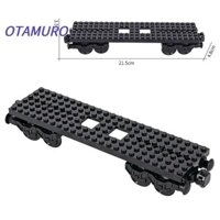 OTAMURO 1 Cái Đế Xe Lửa, Lắp Ráp Đồ Chơi DIY Khối Xây Dựng, Quà Tặng Giáng Sinh Gạch Bánh Xe Thành Phố MOC Sáng Tạo Cho Trẻ Em