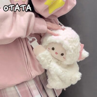 Otata Túi thêu sang trọng dễ thương Chim cánh cụt Lamb Puppet Ba lô đeo chéo nữ