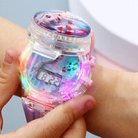 OTE Hero Ice Princess Toy Music Rotating Superman Seroger De Watch Timing Cartoon Birthday Gift W9YC