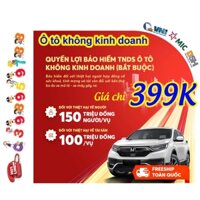 [Ôtô không KD] Bảo hiểm ô tô (bắt buộc) TNDS, 5 chỗ, KHÔNG KINH DOANH