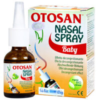 Otosan Nasal Spray Baby, trị ngạt mũi do cảm cúm, viêm mũi, viêm xoang, dị ứng