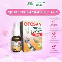 OTOSAN Nasal Spray Baby - Xịt mũi cho bé, hỗ trợ vi/êm mũi,viêm xoang do vi khuẩn hay virus(Lọ 30ml)