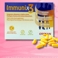 [OTOSAN TẶNG KHẨU TRANG KF94 Xịn] IMMUNIX3 Viên Nhai Tăng Đề Kháng Sức Khoẻ, Betaglucan, D3 Kẽm Zn