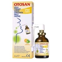 Otosan Throat Spray Forte là sản phẩm xịt họng,hỗ trợ trong viêm họng cấp tính khi mới chớm bệnh,đau khi nuốt.hộp 30ml