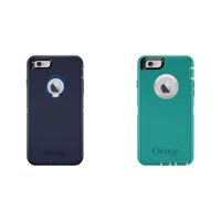 OtterBox Defender iPhone 6 Plus/6s Plus Case - Indigo Harbor (Royal Blue/Admiral Blue) & Defender iPhone 6/6s Case - Seacrest (Whisper White/Light ...