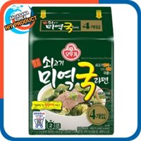 [OTTOGI] Mì Ramen rong biển bò 115g x 4ea Mì Hàn Quốc