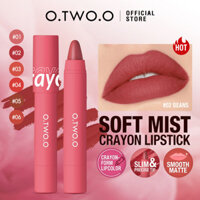 O.two.o 6 Màu Son Môi Bút Chì Lip Liner Nhung Matte Chống Thấm Nước Lâu Dài Chống lem Bút Môi Cho Môi Trang Điểm