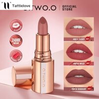 O.two.o Matte Lipstick Lip Stain Soft Matte Khỏa thân không thấm nước Son môi có sắc tố cao không dính JULYSTAR
