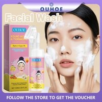 Ouhoe Kojic Acid Turmeric Mousse Sữa Rửa Mặt 100ml Sữa Rửa Mặt Axit Kojic Sữa Rửa Mặt