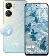 Oukitel C58 Pro – Điện thoại thông minh Android 14 mạnh mẽ với bộ nhớ khủng 24GB (6+18) RAM và 256GB/1TB mở rộng, màn hình 6.7" HD+ 90Hz, pin 5150mAh, camera chính 50MP, hỗ trợ NFC, T-Mobile, OTG và Dual SIM (2025)
