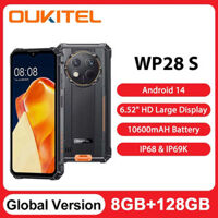 Oukitel WP28S | 8GB(4+4) RAM+128GB Rom, 10600mAh, 6.52" HD, 13MP Camera, Android 14.0, NFC