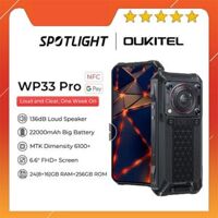 Oukitel WP33 Pro 5G | Quái Vật Pin 22000mAh & Loa To 136dB Công Suất 5W