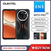 Oukitel WP55 Pro 5G | Dimensity 7025, 108MP, 11000mAh, 6.6 Inch FHD+, 48GB(16+32) +512GB,  Android 15