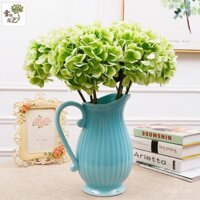 Oulifei Cổng hoa nhân tạo dẫn đường, trang trí hoa cẩm tú cầu, đạo cụ cảnh hoa cẩm tú cầu cưới, bán buôn cổng hoa giả