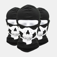 Outdoor CS Head Cover Skull Pattern Hat Bandana Balaclava Neck Gaiter Neck Tube UV Resistant Quick Dry Lightweight Mater