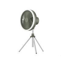 Outdoor Portable Remote Control Camping Fan Retractable Tripod Floor Fan USB Rechargeable 10000mAh Tent Ceiling Fan Vent
