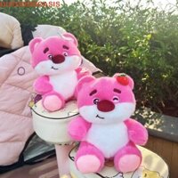 Outdooroasis Búp bê gấu dâu tây, Bộ sưu tập mềm Đồ chơi sang trọng hình gấu dâu tây, Búp bê đi cùng trẻ em Thoải mái Ins Fluffy Lotso Plushies Búp bê bé trai bé gái