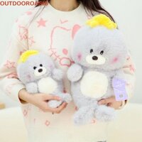 Outdoroasis Búp bê nhồi bông động vật thế giới biển, Ba lô chim cánh cụt mềm Đồ chơi sang trọng sư tử biển, Bộ sưu tập đồ chơi ngủ cho bé Hoạt hình Ins Con dấu sao biển Động vật nhồi bông Trang trí nội thất