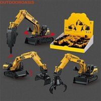 Outdoroasis Mô hình kỹ thuật Ô tô, Máy khoan Đồ chơi mô hình Máy xúc Mô phỏng Đồ chơi cần cẩu, Quà tặng Giáng sinh Giáo dục Máy ủi Xe Đồ chơi xe tải quán tính Đồ chơi trẻ em