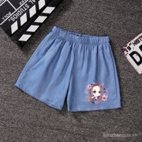 Outerwear thin fashion children's all-match Korean style boys' shorts hot pants shorts new casual summer clothes 2023 girls' denim 8S2A