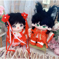 Outfit doll 20cm - Quần áo búp bê bông năm mới