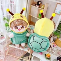 Outfit doll 20cm Rùa Rùa - Quần áo búp bê bông thú Rùa Rùa đáng yêu | HÀNG SẴN