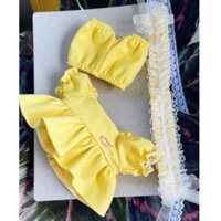 outfit doll đồ bộ cá sấu(20cm ,20cm body ú)