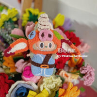 Outfit heo rừng Labubu size 17cm