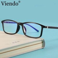 [OUTLET]Mắt kính VIENDO gọng vuông màu đen chống ánh sáng xanh thời trang cho nam nữ