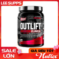 Outlift Clinical Nutrex 22 Servings VỊ FRUIT PUNCH - Tích hợp EAA tăng sức mạnh sức bền