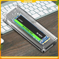 Outop Khe cắm đơn M.2 / msata / nvme Ssd Hộp lưu trữ ổ đĩa thể rắn Hấp phụ từ tính Túi bảo vệ chống bụi