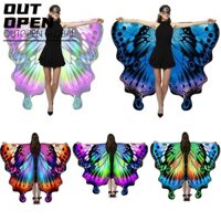 Outopen Bướm Khăn Choàng, Cosplay Quà Tặng Đạo Cụ Faire Cánh Bướm, Phụ Kiện Dự Tiệc Ủng Hộ Trang Phục Halloween Người Lớn
