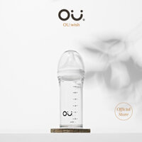 [OUwish] Bình Sữa 140ml Có Nắp Đậy Kiểu Hàn Quốc Tiện Dụng
