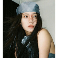 Ouyang Nana cùng phong cách cô gái nóng bỏng retro bạc lụa khăn xếp túi khăn xếp khăn xếp đa năng hip-hop đường phố khiêu vũ dành cho nam một