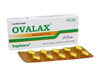 Ovalax là một loại thuốc nhuận tràng, trĩ Táo bón, Thải sạch ruột trước và sau khi phẫu thuật