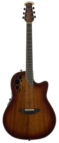 Ovation 6 String Acoustic-Electric Guitar, Right, Koa Burst (C2078AXP2-KOAB)