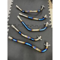 [Over Ptitanium] Full Combo Cổ pô Titan Form Over Racing có đầu nhôm , đít chống xì