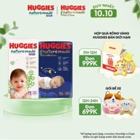 [OVERNITE ĐÊM] BỈM,Tã quần,dán HUGGIES Nature Made NB60,S82,M64,M58,L54,L44,XL44,XL38,XXL26 MỚI
