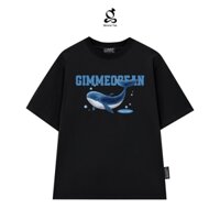 [Oversize] Áo Thun Oversize Gimme - CÁ VÀ RÙA - Premium Cotton 250gsm - 2 Chiều Cổ Tròn - GM03