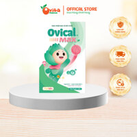 Ovical Max Canxi hữu cơ kép cho bé phát triển chiều cao, Bổ sung Canxi, vitamin D3K2 Hộp 20 gói