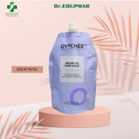 Ovychee Kem hấp ủ tóc túi 500ml dầu Argan với 100% tinh dầu argan nguyên chất không chứa paraben, không chứa dầu silicon