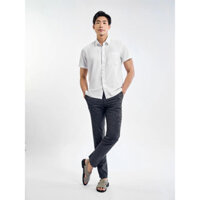 OWEN - Áo sơ mi ngắn tay Regular Fit AR230317NT màu Trắng chất liệu Nano