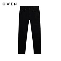 OWEN - Quần jean Regular Fit QJR241251 màu Đen chất liệu cotton-spandex