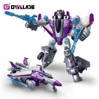 Owllade Transformers Robot Đồ chơi ô tô Optimus Prime One Quà tặng sinh nhật cho trẻ em Bé trai màu tím BYMY-706-61