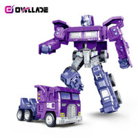 Owllade Transformers Robot Đồ chơi ô tô Optimus Prime One Quà tặng sinh nhật cho trẻ em Bé trai BYMY-706-49 màu tím