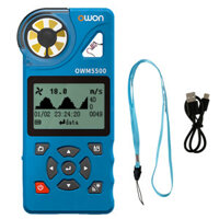 OWOM OWM5500 Smart Anemometer 7 Types of Measurements 8000 Sets Data Storage USB Type-C Rechargeable Lithium Battery Ene