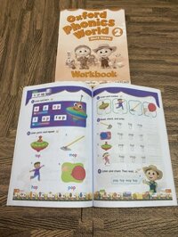 Oxford Phonics World 12345 Student Book & Workbook ( tài liệu in màu)